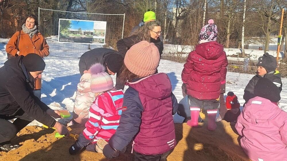 Zahájení výstavby MŠ U Přehrady, foto: MMJN/Jiří Endler